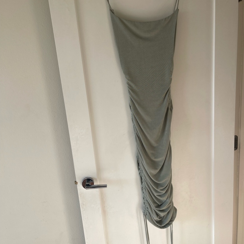 Chic Sage Green Dress by Label Nue